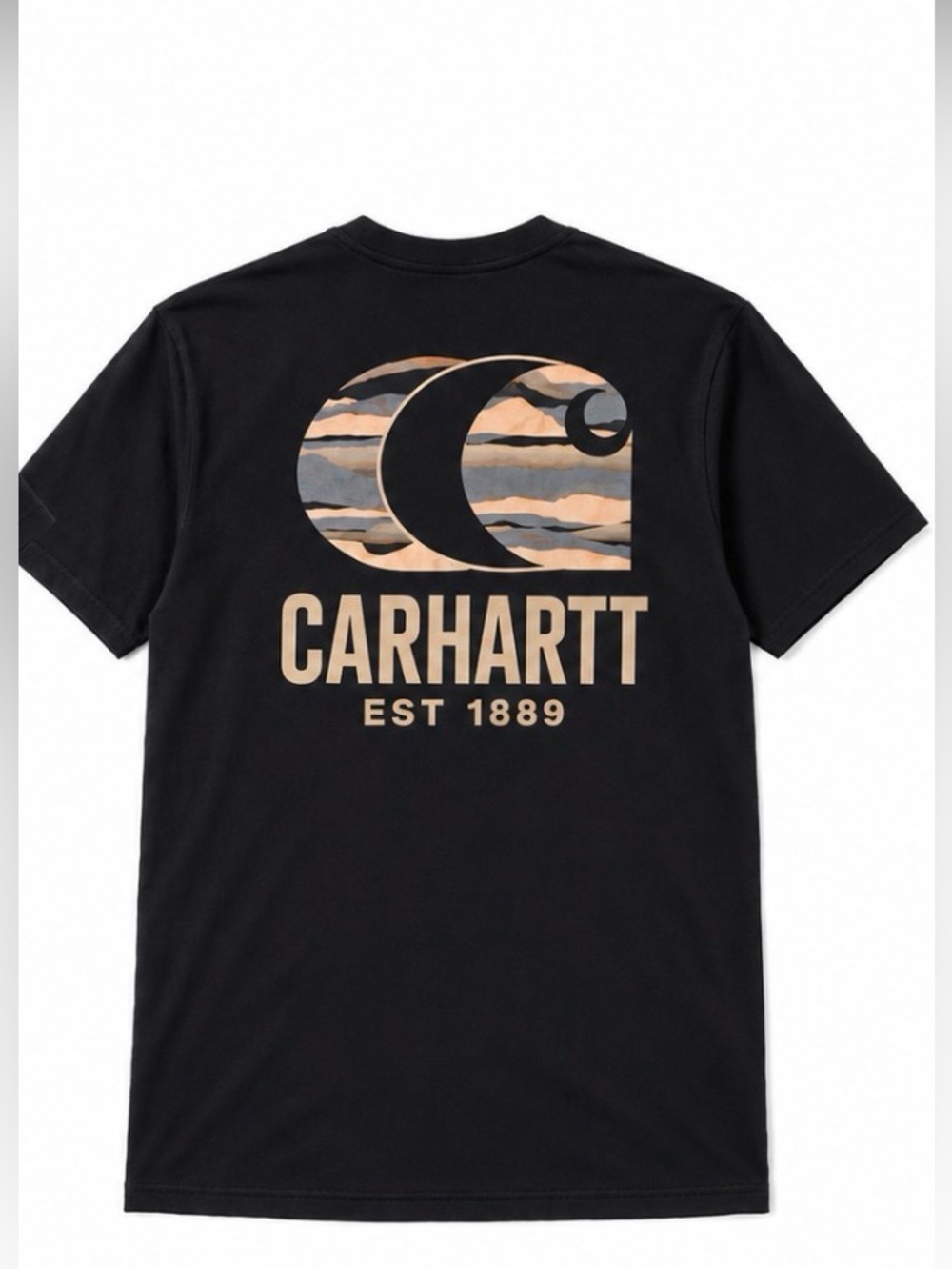 Carhartt Men’s Medium Black Relaxed Fit Pocket Graphic T-Shirt